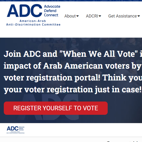 Arab Organizations in Washington District of Columbia - Advocate Defend Connect American Arab Anti-Discrimination Committee